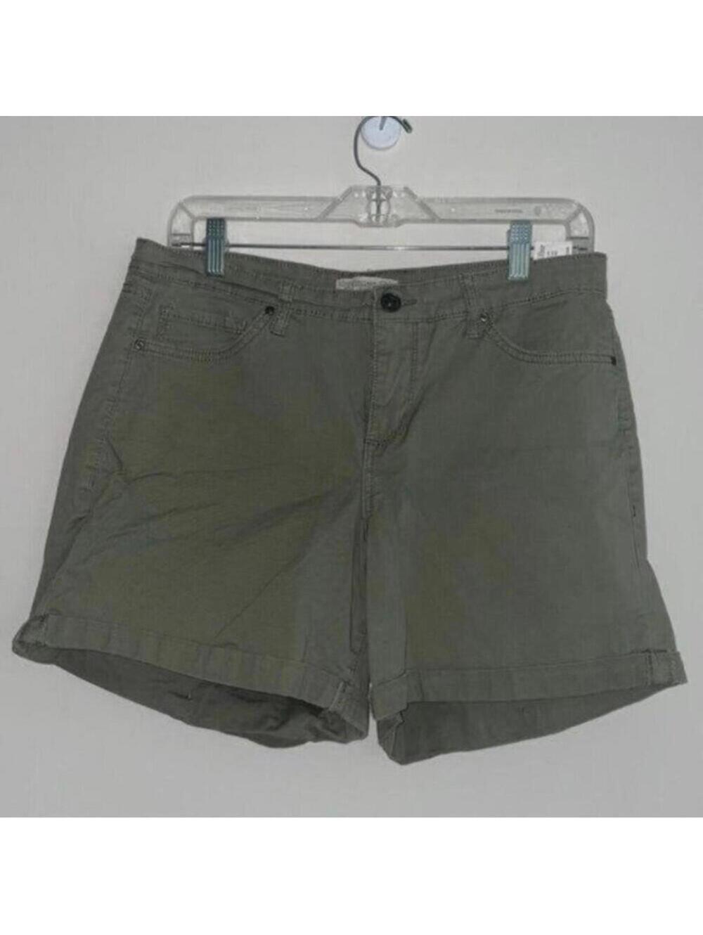Vintage America Green Cargo Style Shorts